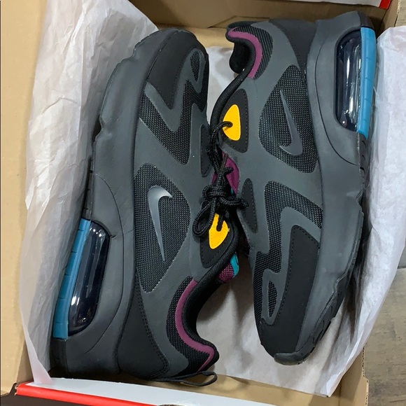 NIKE AIR MAX 200 Bl/Anthracite-Bordeaux - Picture 2 of 16